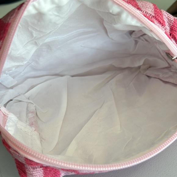 Pink Checkered Pouch - Picture 7 of 8